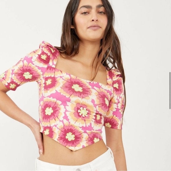 NWT Free People "Give Me More" Crop Top - Picture 6 of 14